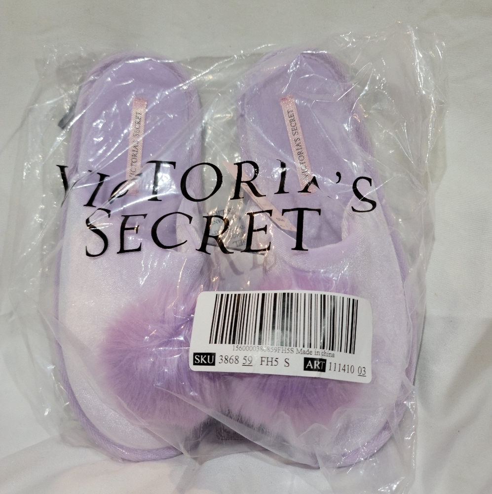 Victoria Secret Pompom Slippers